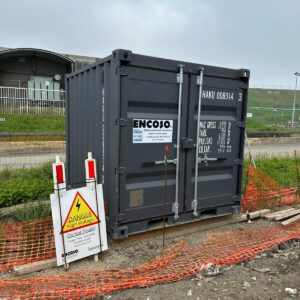 8-feet (2.4m) container om kabeltesten in uit te voeren